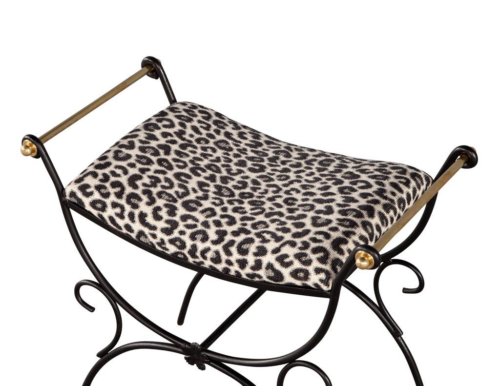 cheetah print vanity chair