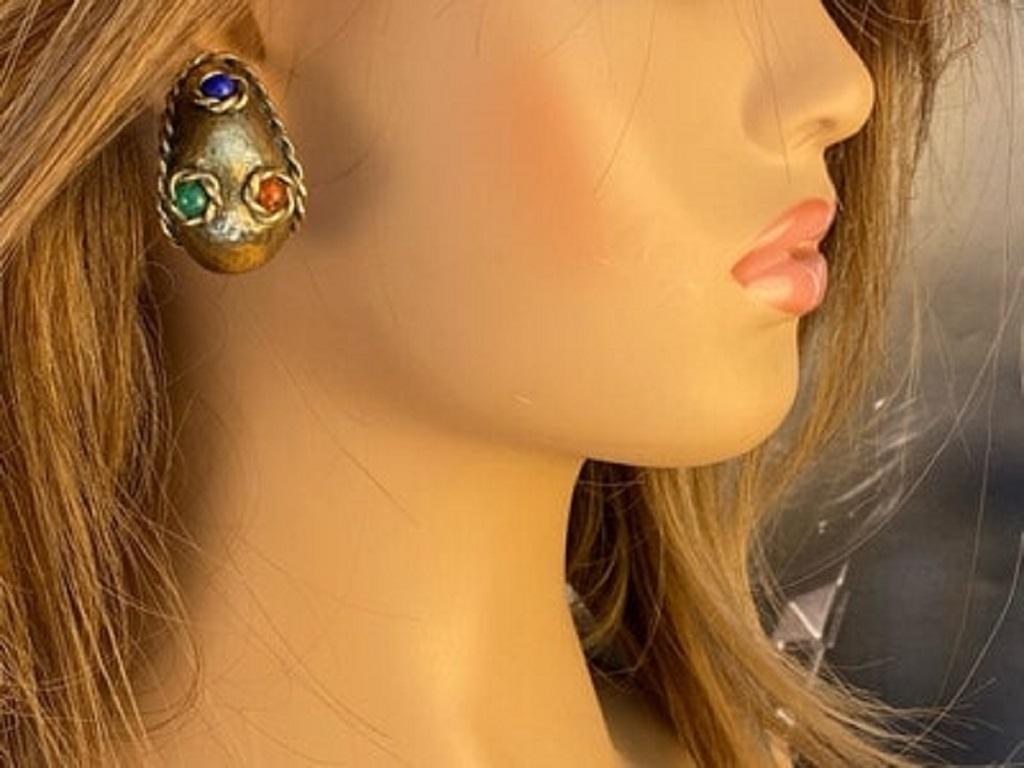 Women's Vintage les Bernards earrings For Sale