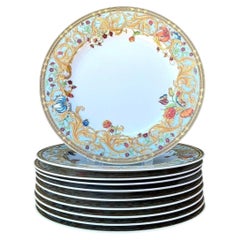 Vintage “Les Jardin De Versace” for Rosenthal Dinner Plates Z- Set of 10