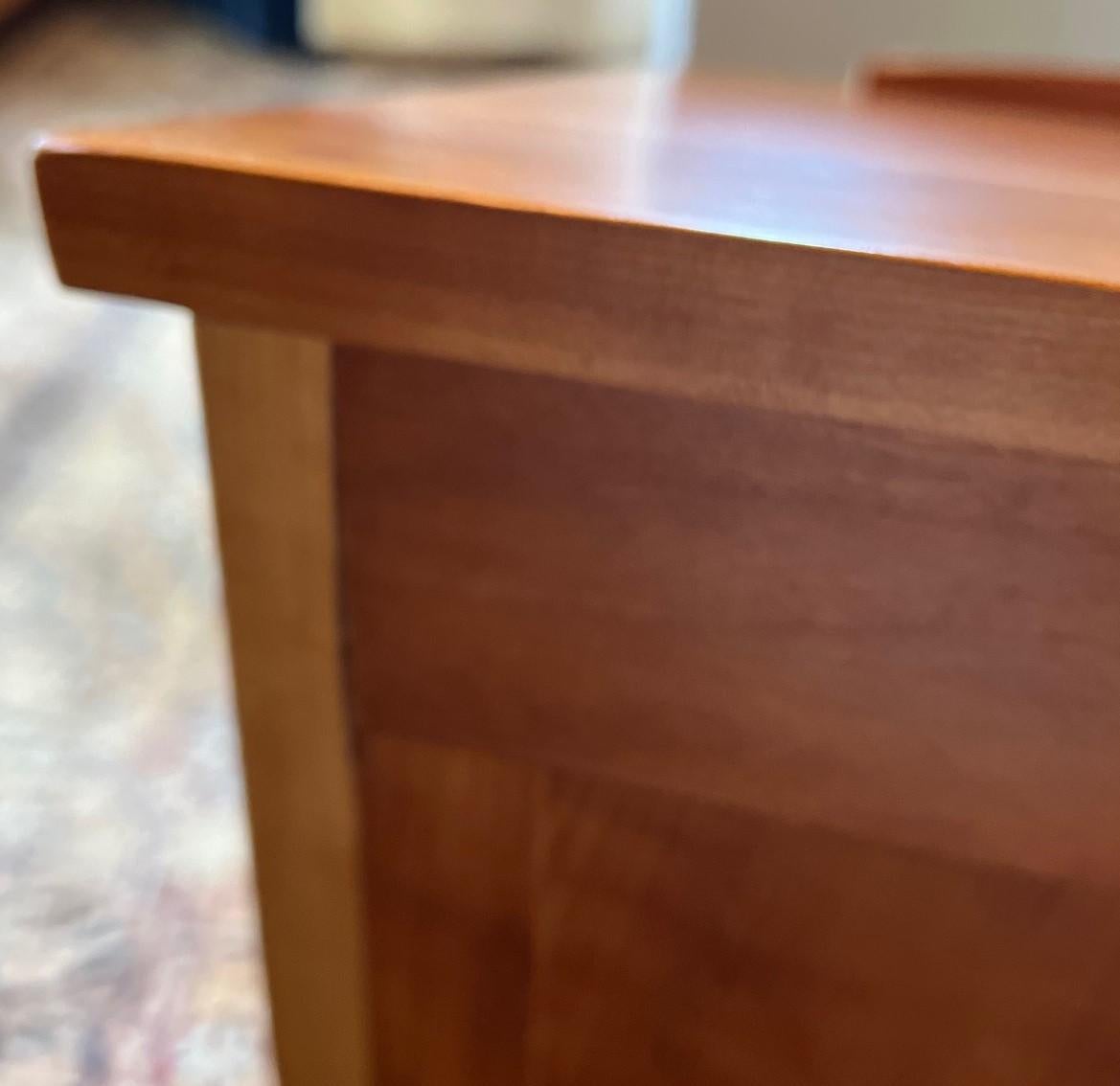 Vintage Levenger Cherrywood Belmont Library Stand/Lectern with 3 Shelves 4
