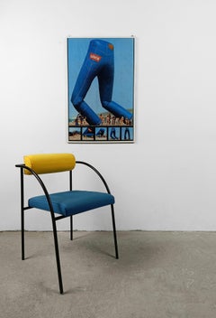 Cartel publicitario vintage de Levi's de 1974, fotografía de C. Barton van Flymen