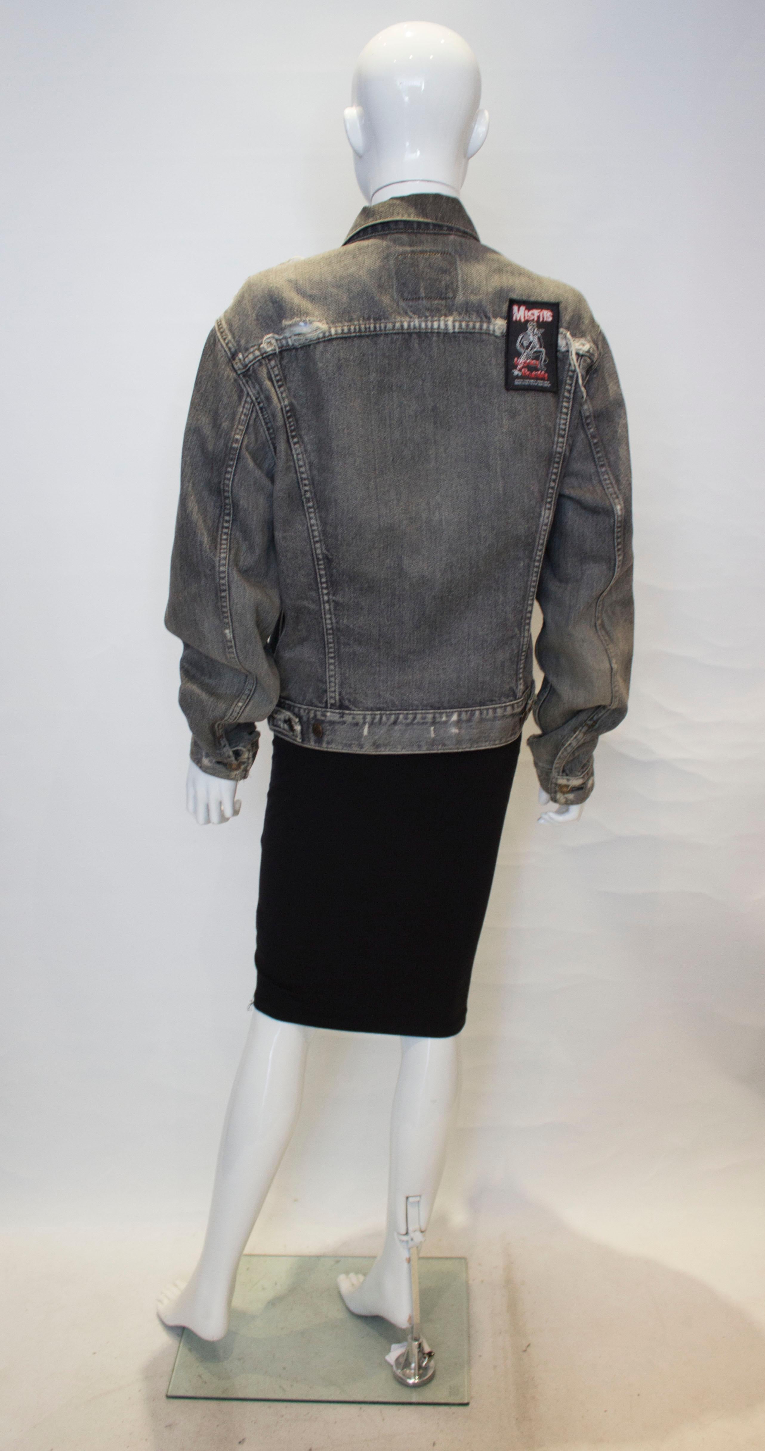 Women's or Men's Vintage Levis Dark Denim Jacket