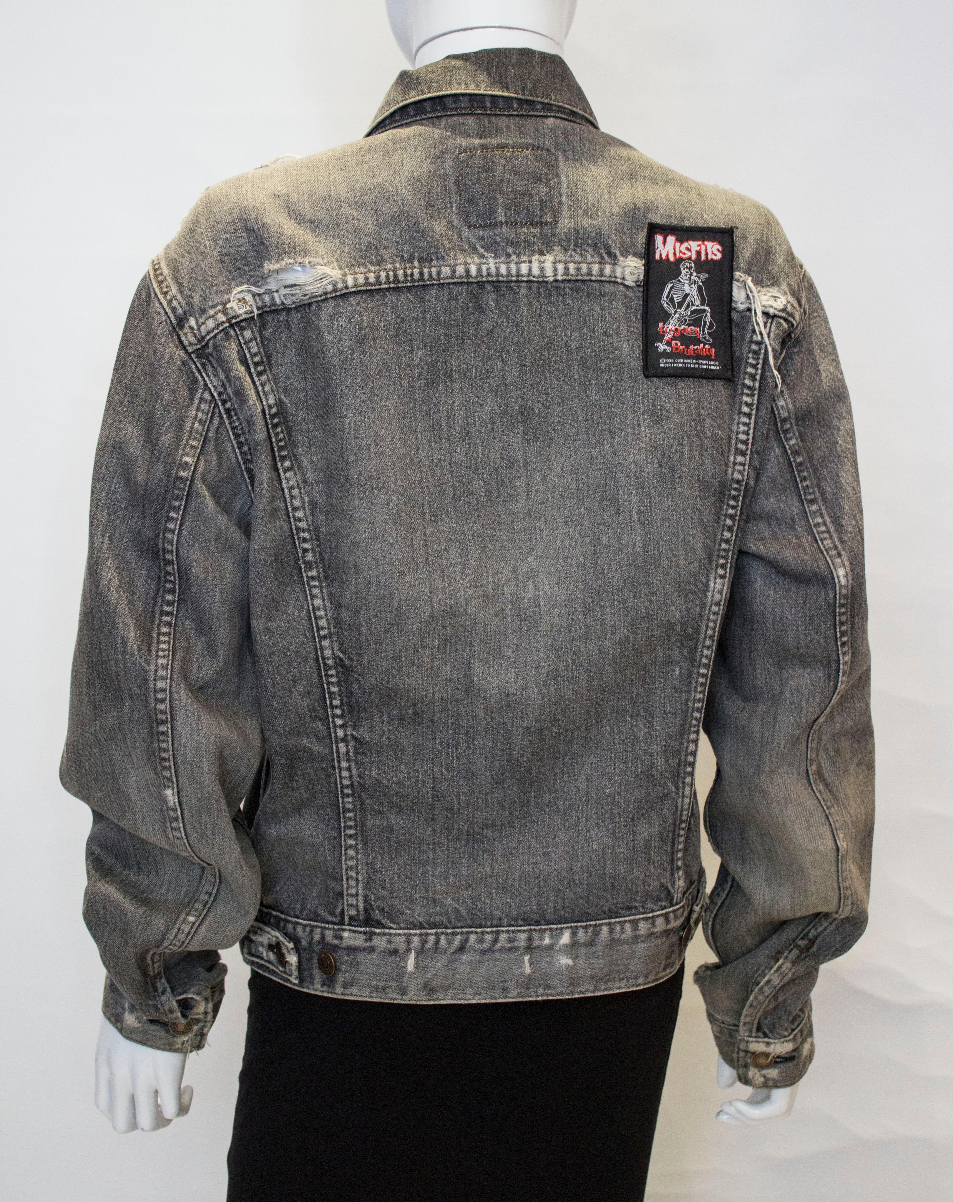 Vintage Levis Dark Denim Jacket 1