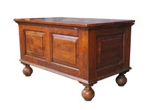 Vintage Lexington Bob Timberlake Baúl con paneles de cerezo Baúl para mantas Cofre de 36