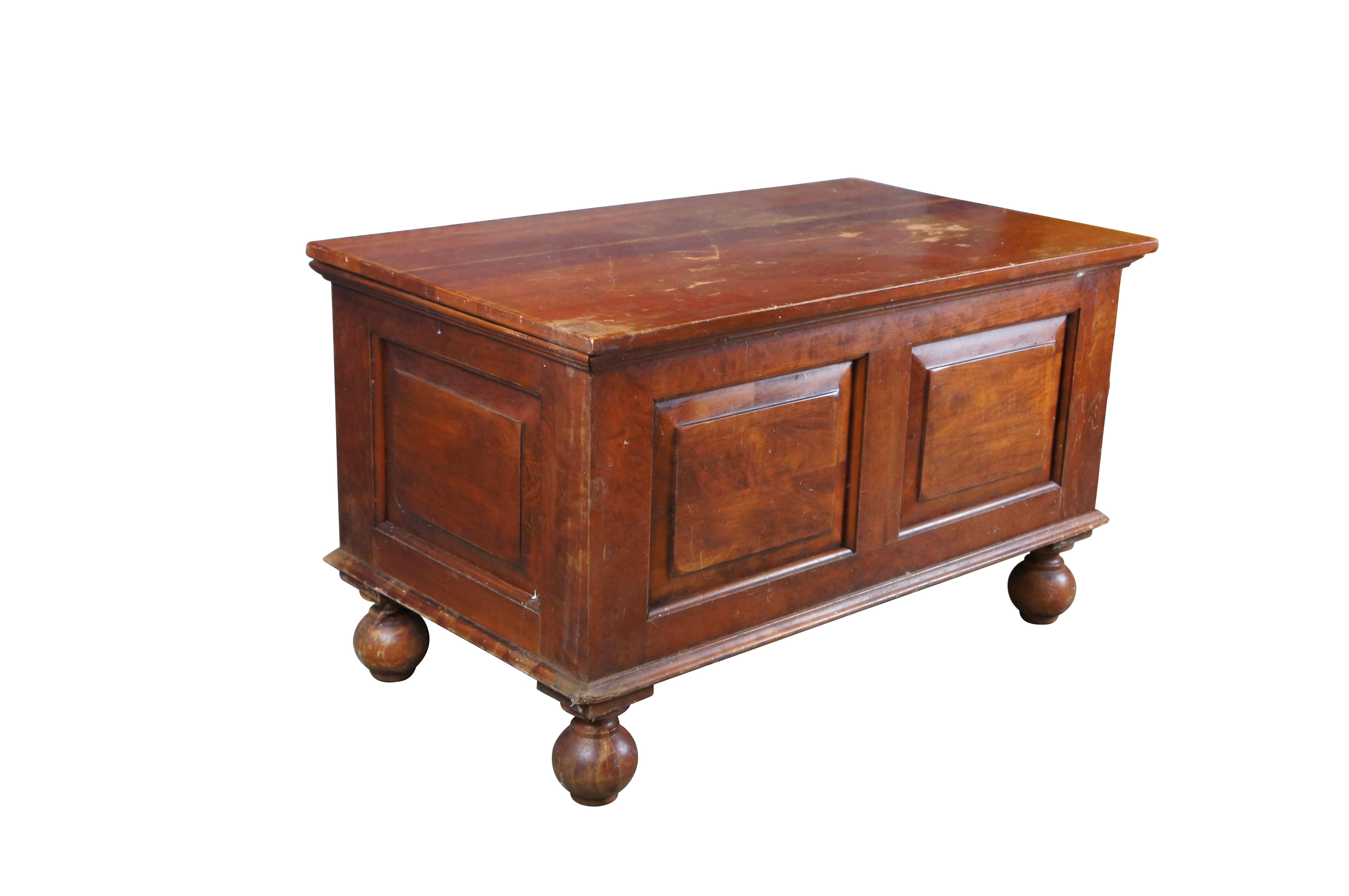 Vintage Lexington Bob Timberlake Cherry Paneled Dowry Trunk Blanket Chest 36