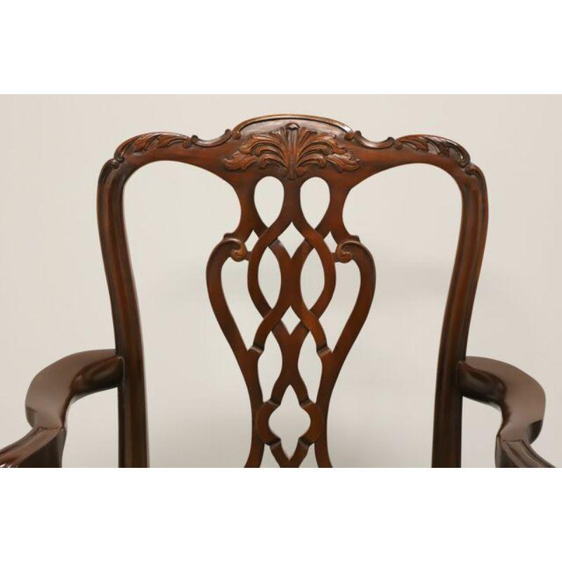 LEXINGTON Solid Mahogany Chippendale Style Ball in Claw Dining Chairs - Set of 8 1