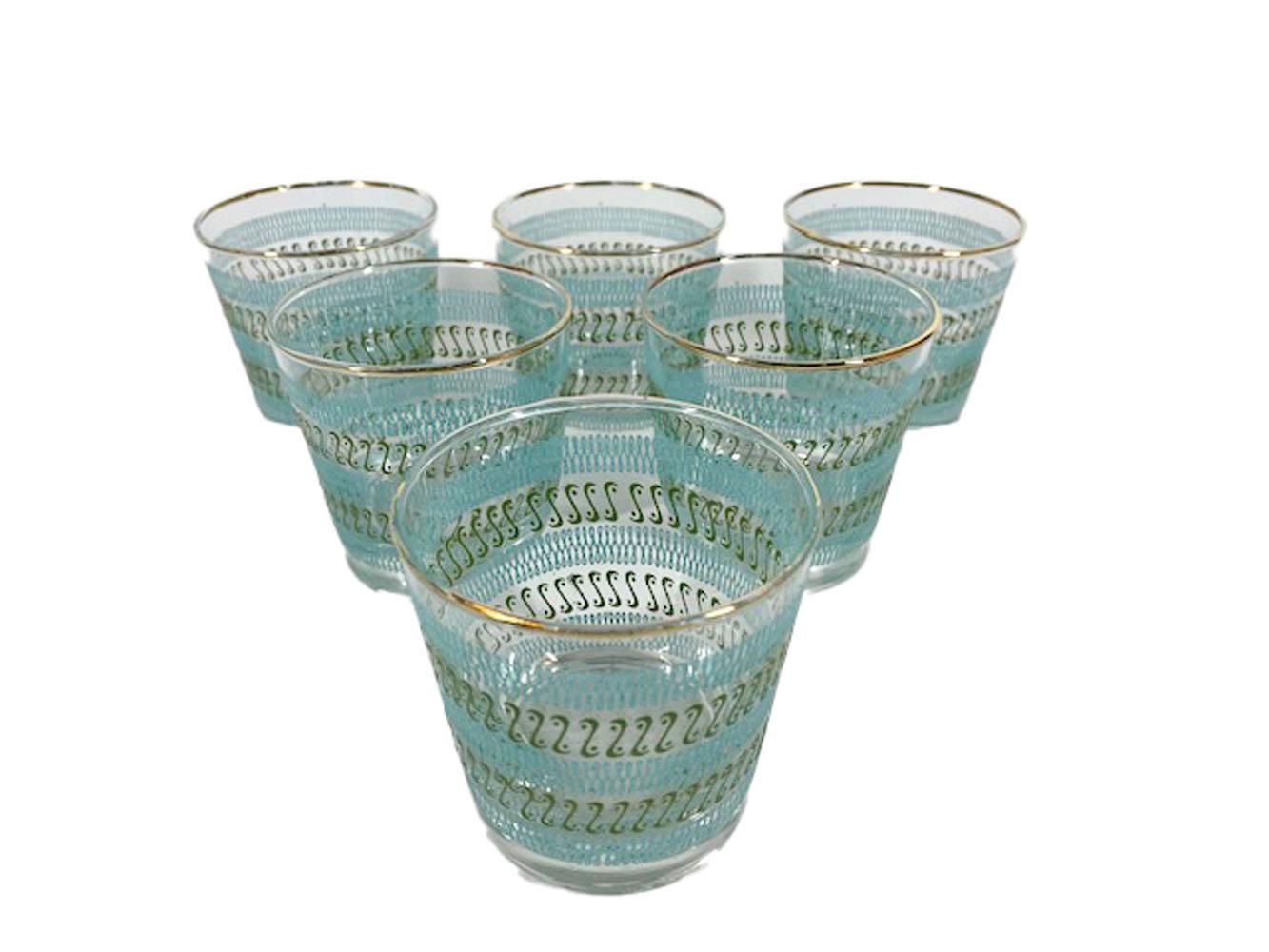 vintage libbey green glassware