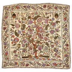 Vintage Liberty of London Scarf Silk Shawl 34in 60s Florals Made in England