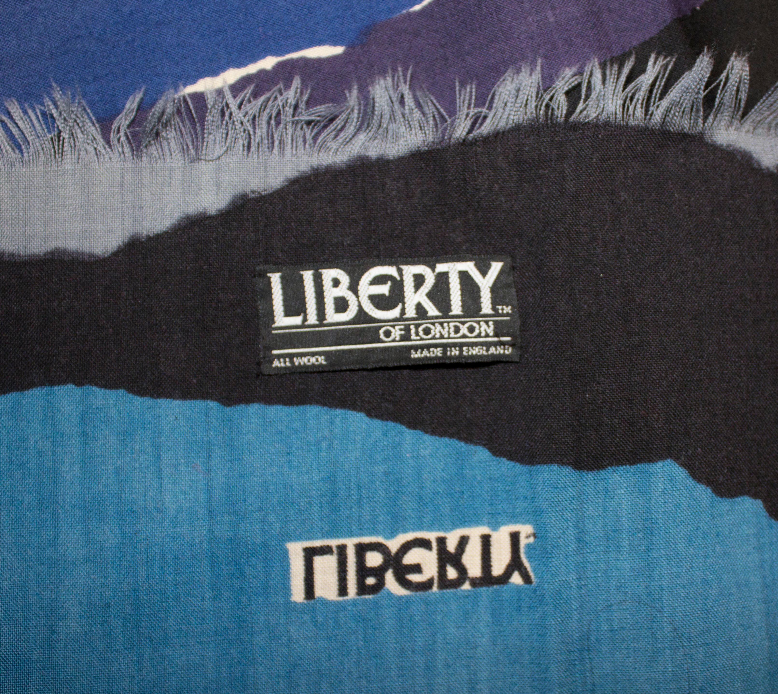 Vintage Liberty of London Wool Shawl 1