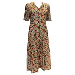 Robe Vintage en coton imprimé Liberty