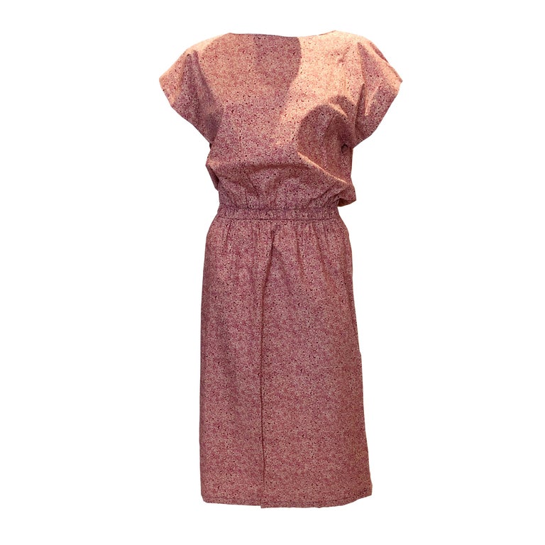 1970s Liberty Print Dress S M
