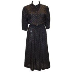 Vintage Liberty Print Wool Dress