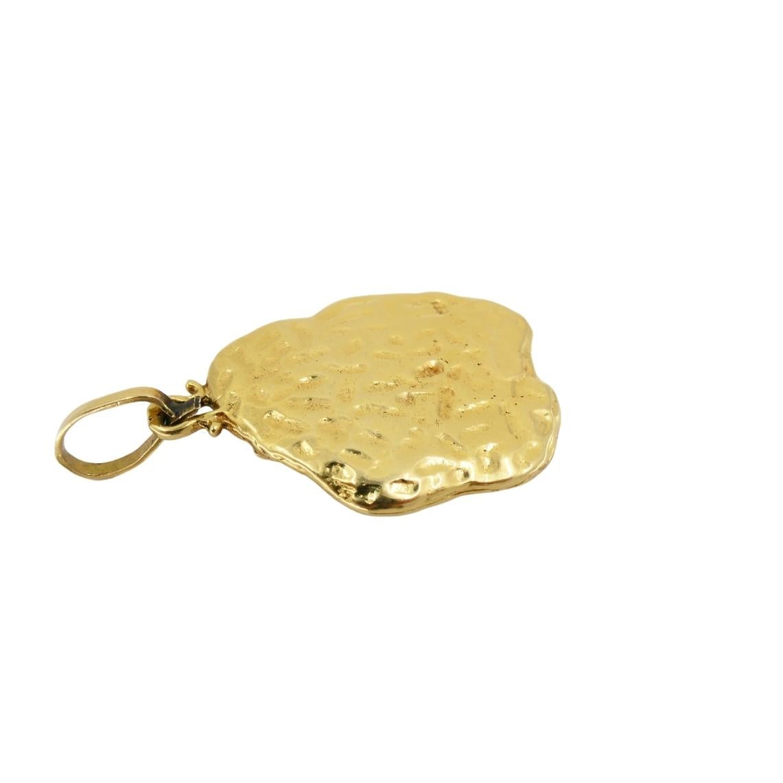 Pendentif Balance Vintage 14k Or Bijoux Astrologiques Excellent état - En vente à Beverly Hills, CA