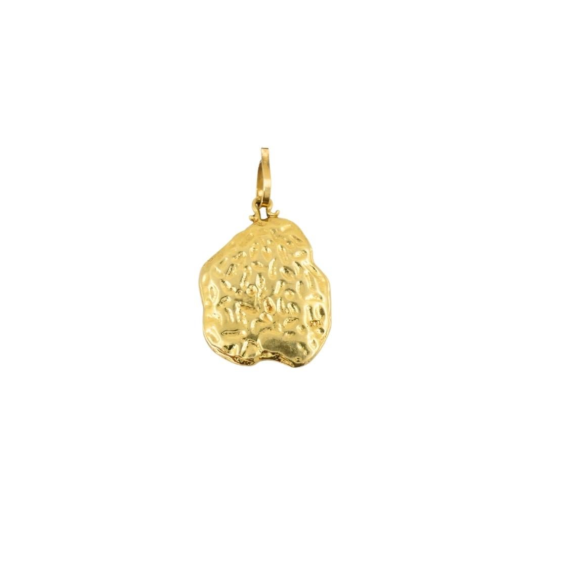 Pendentif Balance Vintage 14k Or Bijoux Astrologiques en vente 2