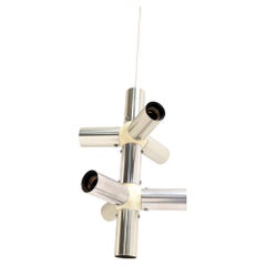 Vintage-Pendelleuchte „Lichtstruktur“ von Trix and Robert Haussmann für Swiss Lamps Int