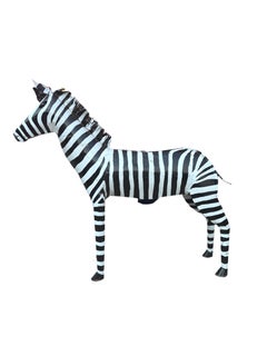 Vintage Life Side Metal Zebra Garden Statues - Pair
