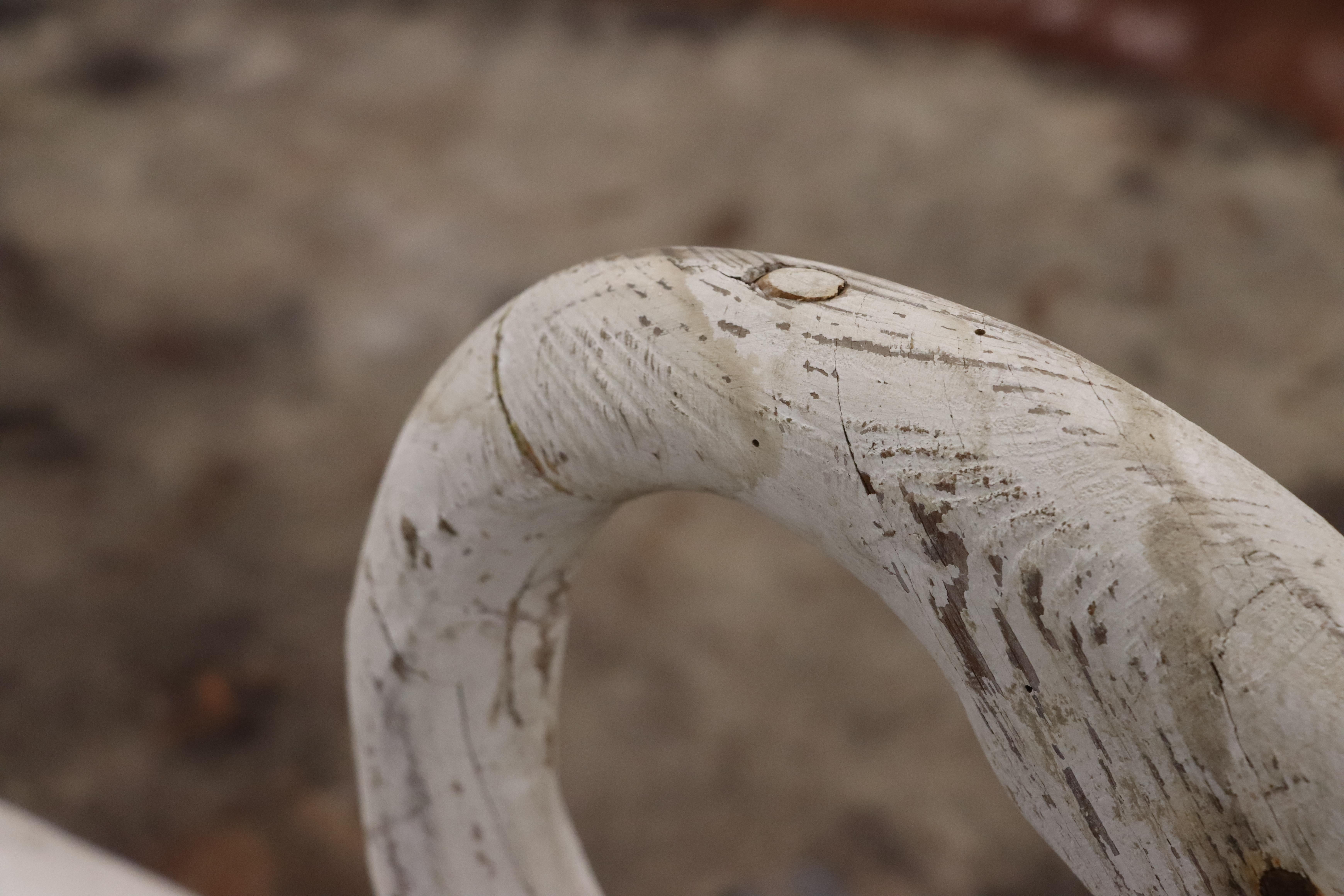 Mid-20th Century Vintage Life-Size Carved Swan Decoy