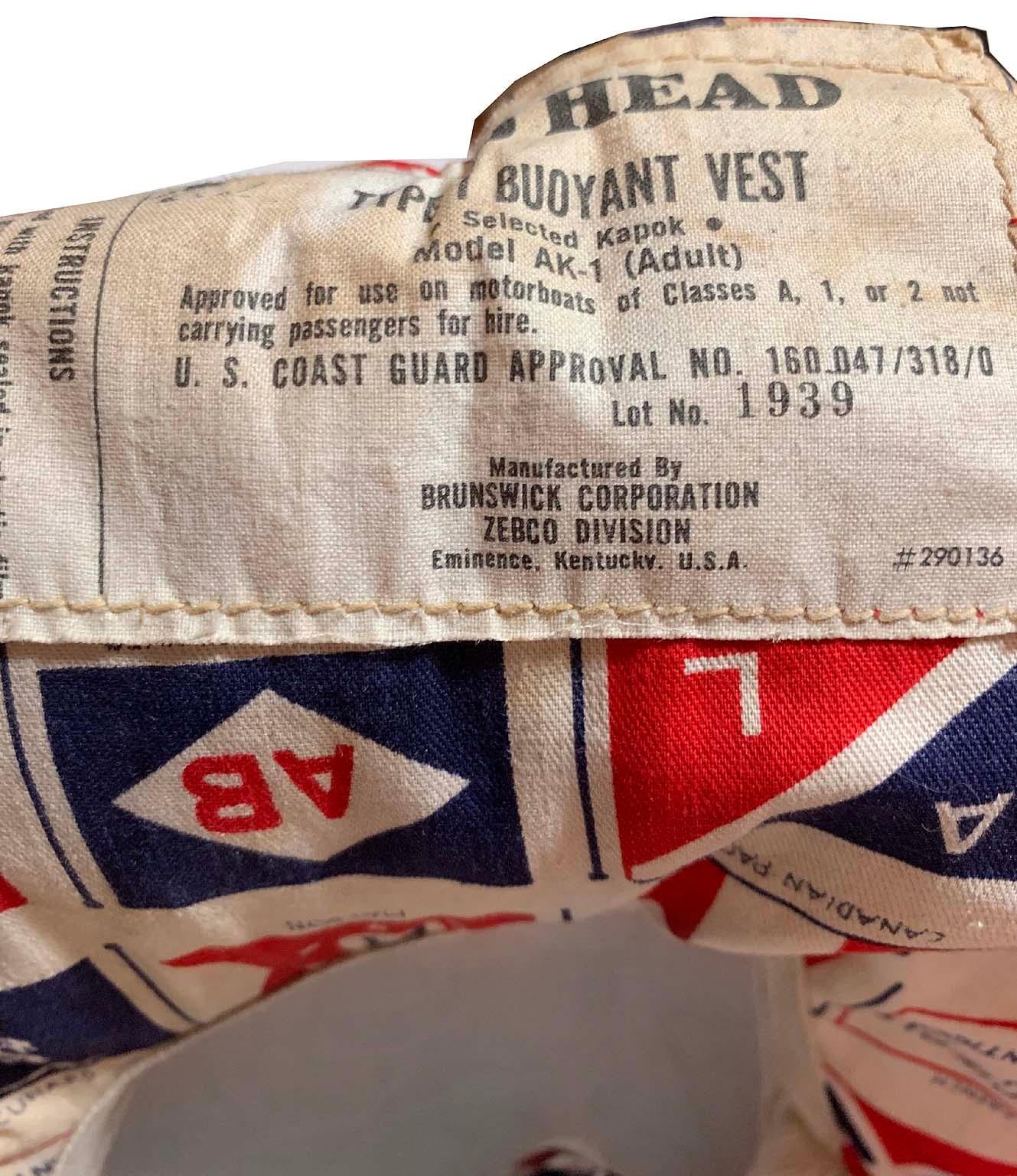 vintage life jackets for sale