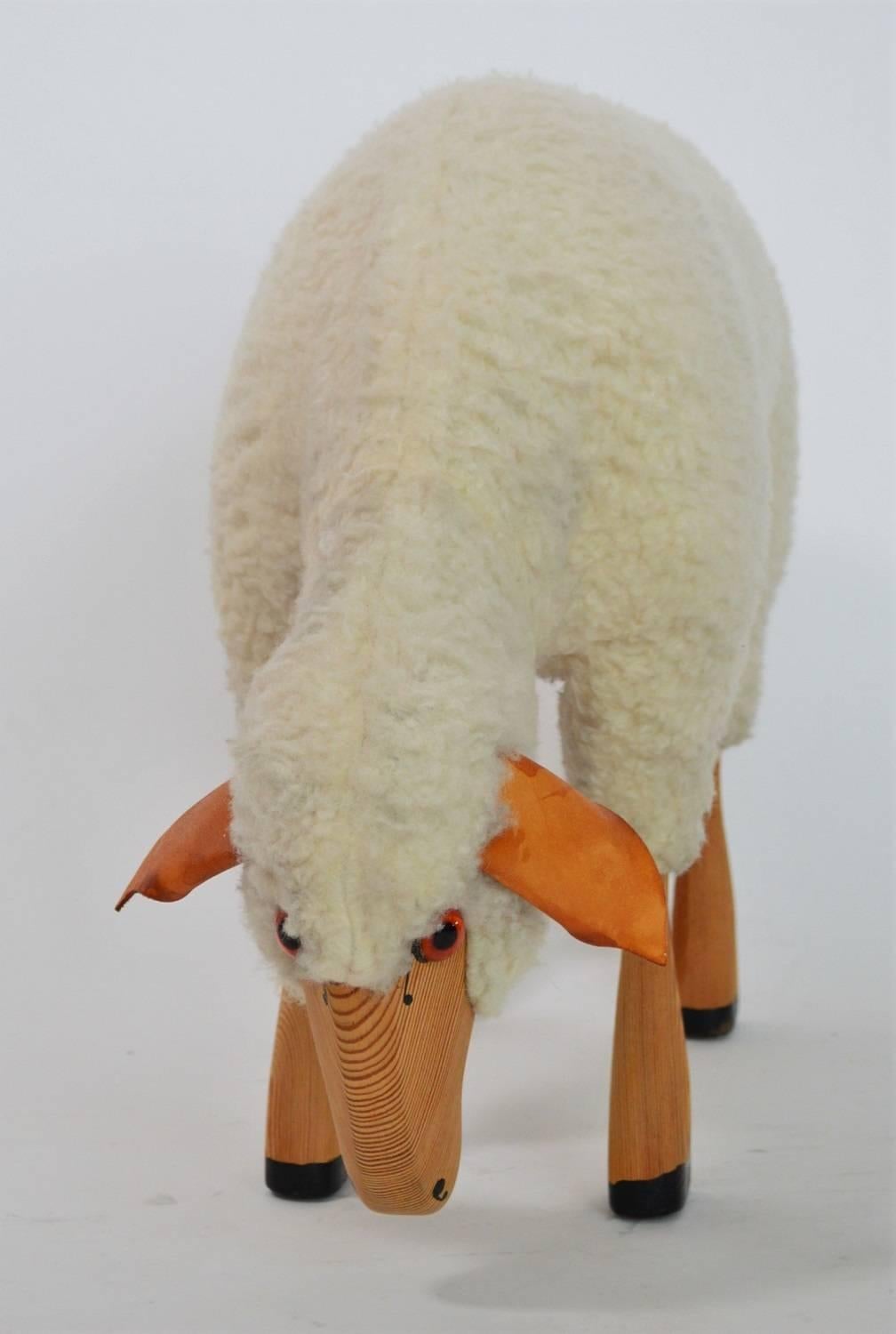 Vintage Lifesize Sheep Set of Two, 1970s 2