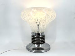 Vintage 'light bulb' table lamp by Mazzega, 1960s