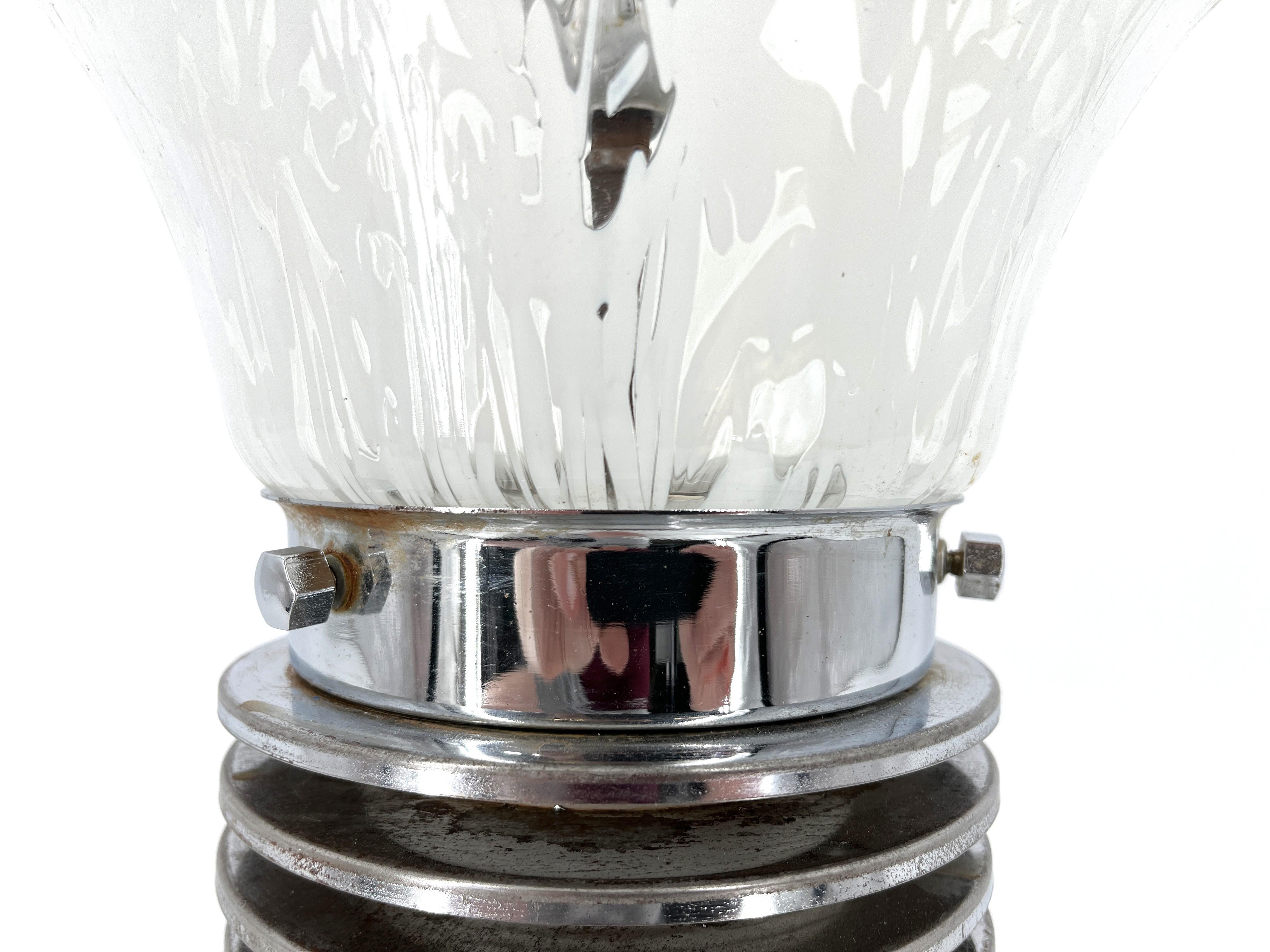 italien Vintage 'light bulb' table lamp by Mazzega, 1960s en vente