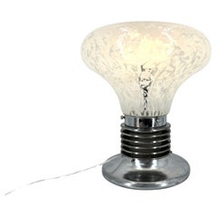Vintage 'light bulb' table lamp by Mazzega, 1960s