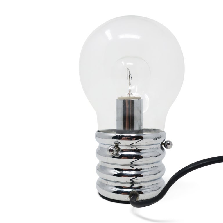 Vintage Light Bulb Table Lamp at 1stDibs