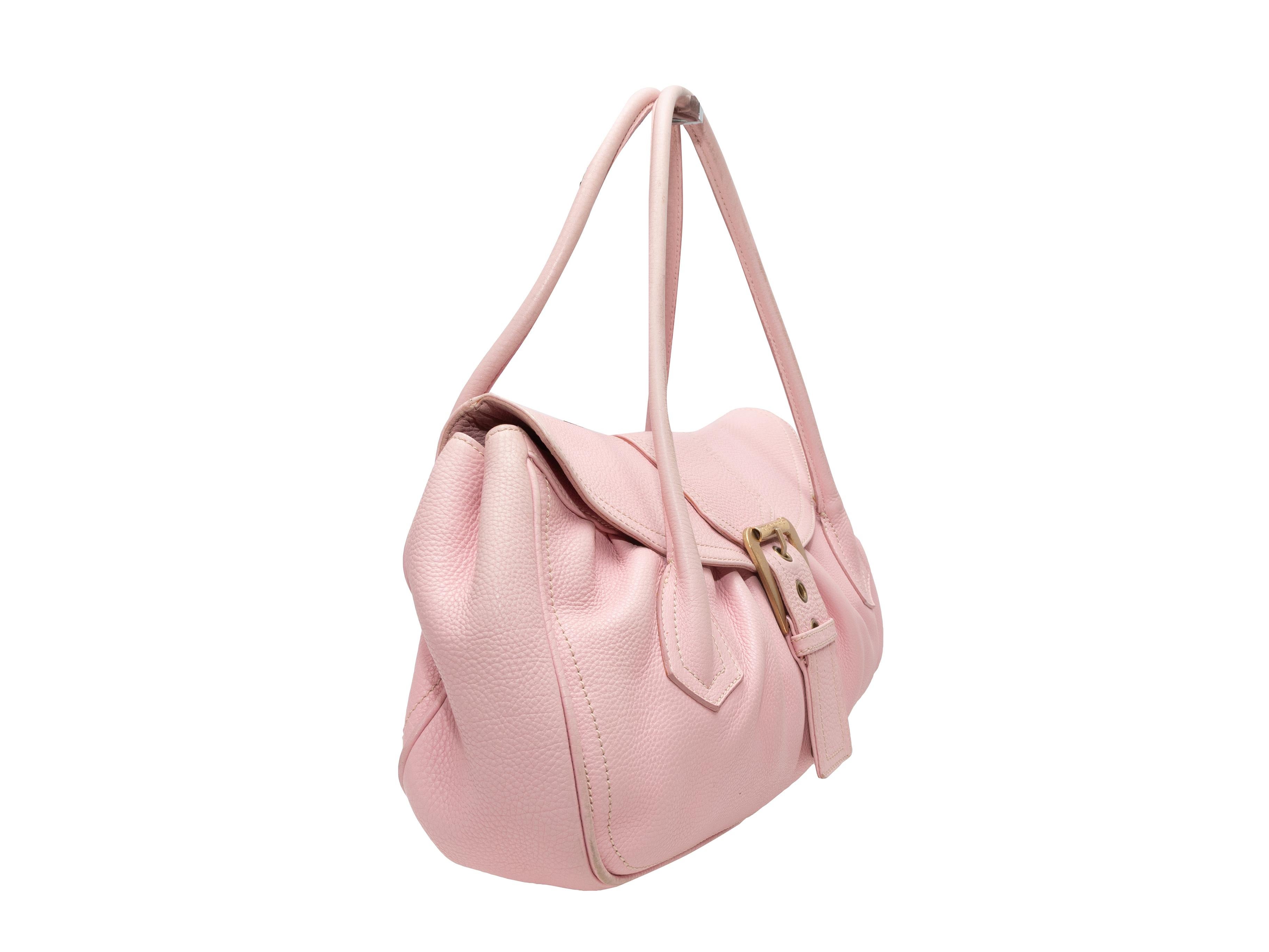 Bolso grande Celine vintage rosa claro de principios de los 2000 en Bueno Estado en New York, NY