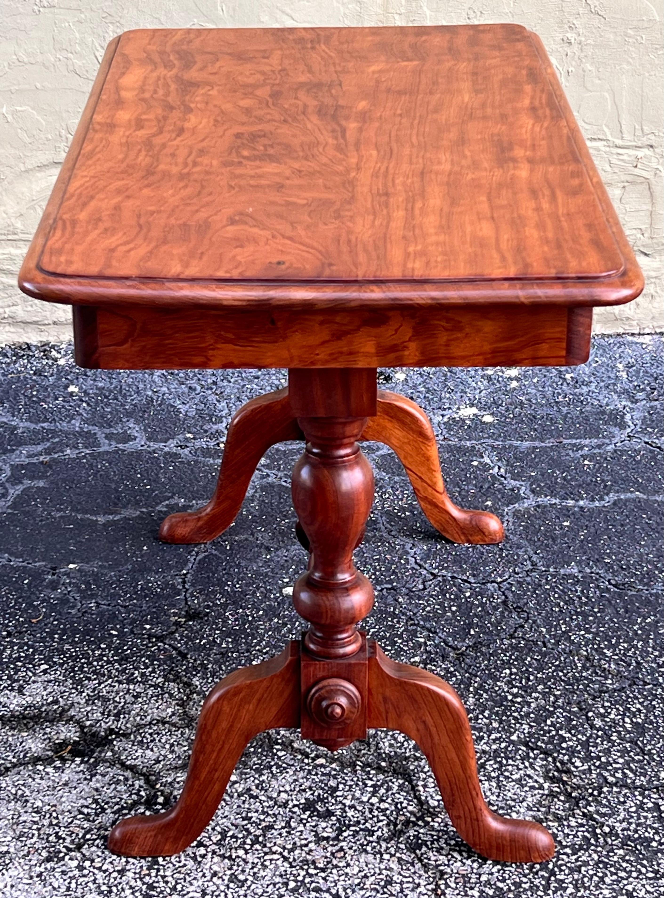 Vintage Light Solid Oak Coffee Table For Sale 1