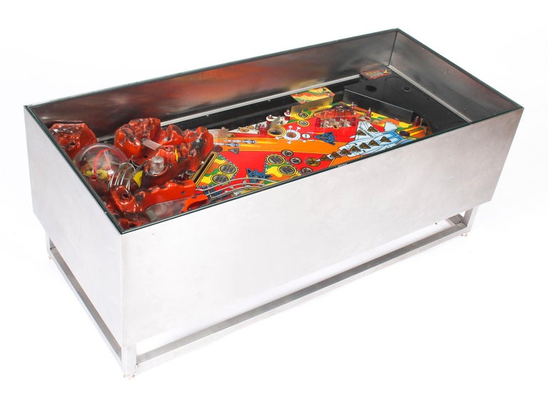 Pinball Coffee Table : Turning Playfields Into Coffee Tables Pavlov Pinball : I have no space for a full sized pinball machine so i am taking a 1980 bally centaur pinball machine and converting it into a working and playable coffee table!