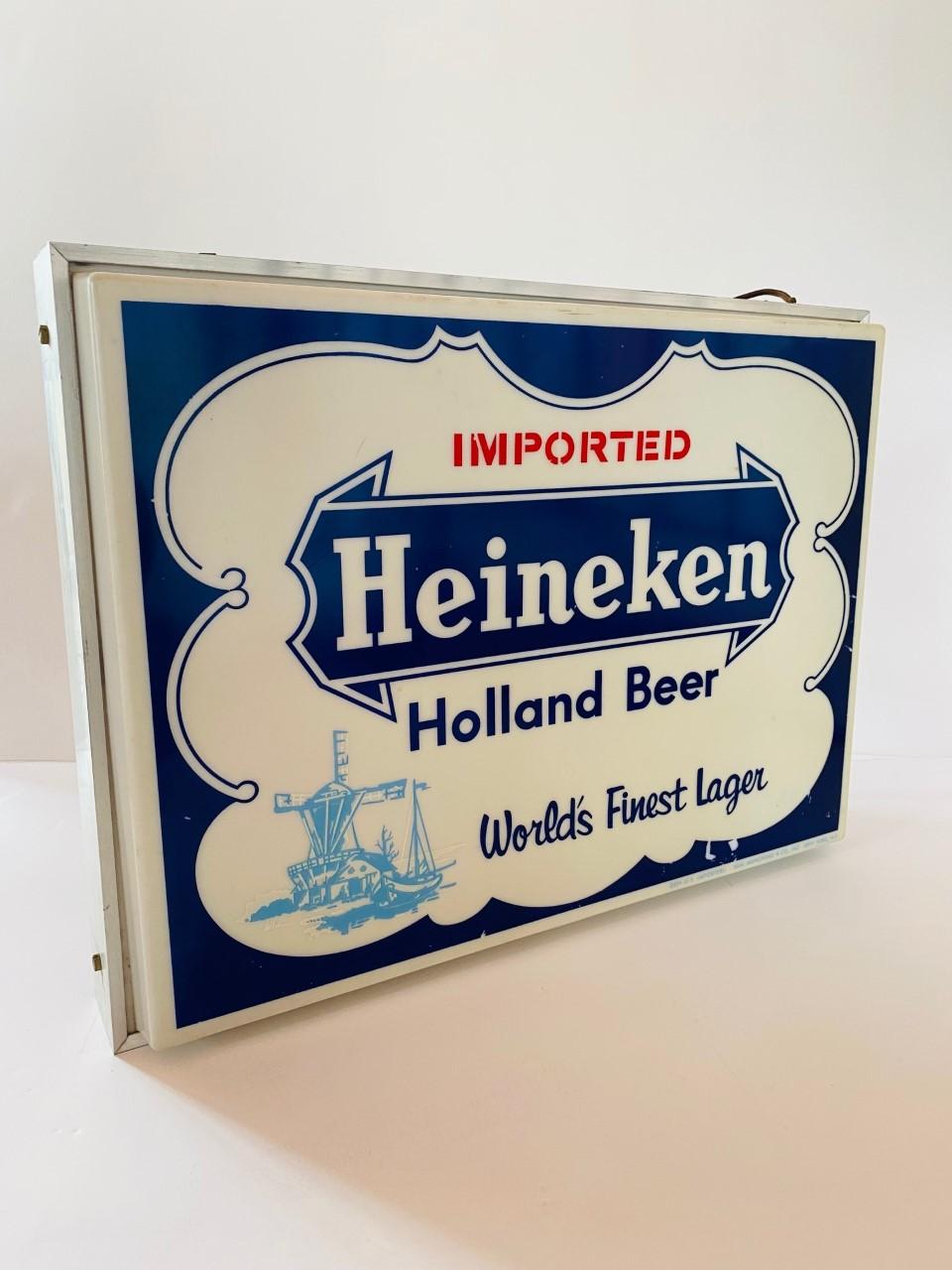 Vintage Lighted Heinekens Beer Sign at 1stDibs vintage lighted beer