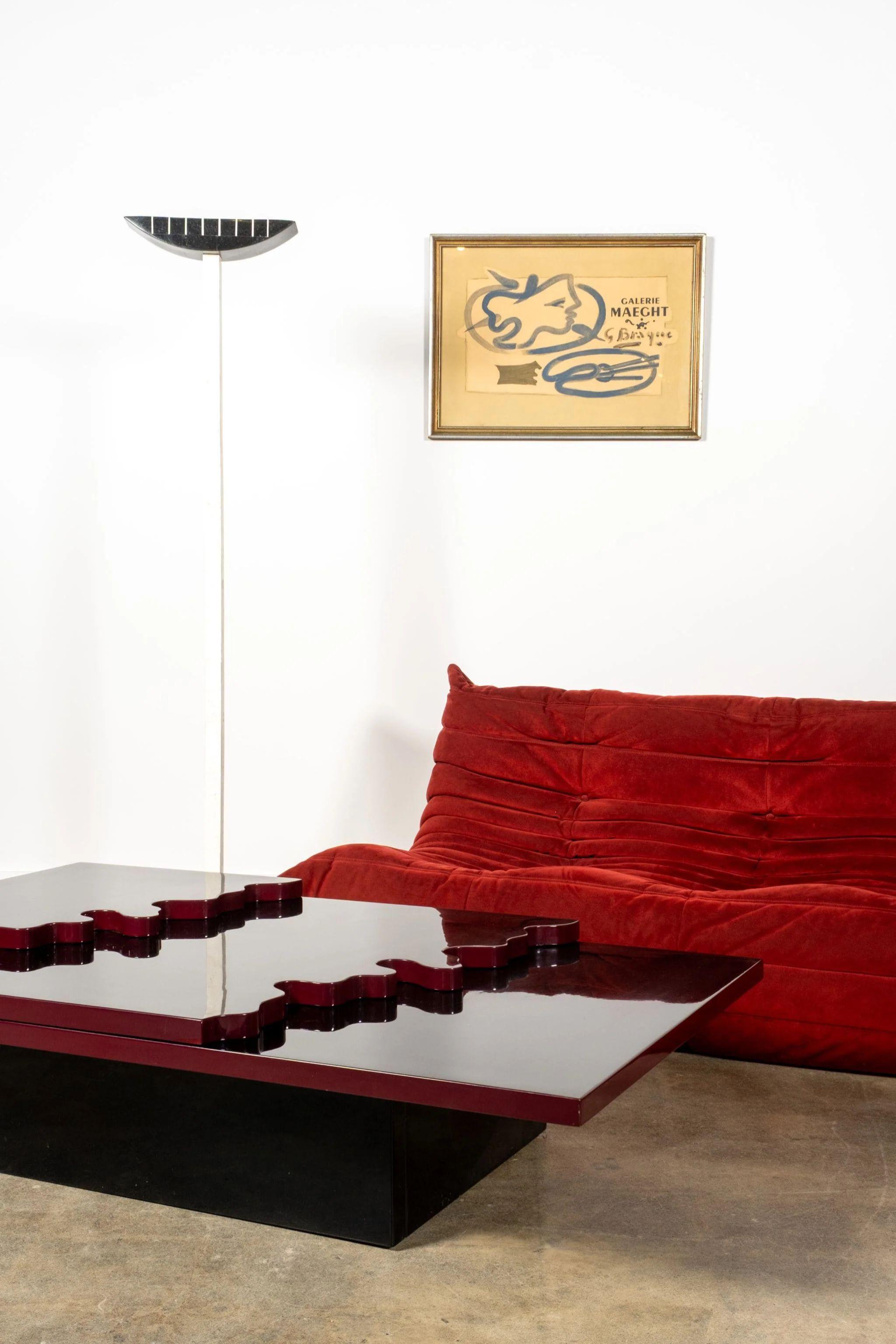 Vintage Ligne Roset 3-Seater TOGO by Michel Ducaroy, Original Fabric For Sale 3