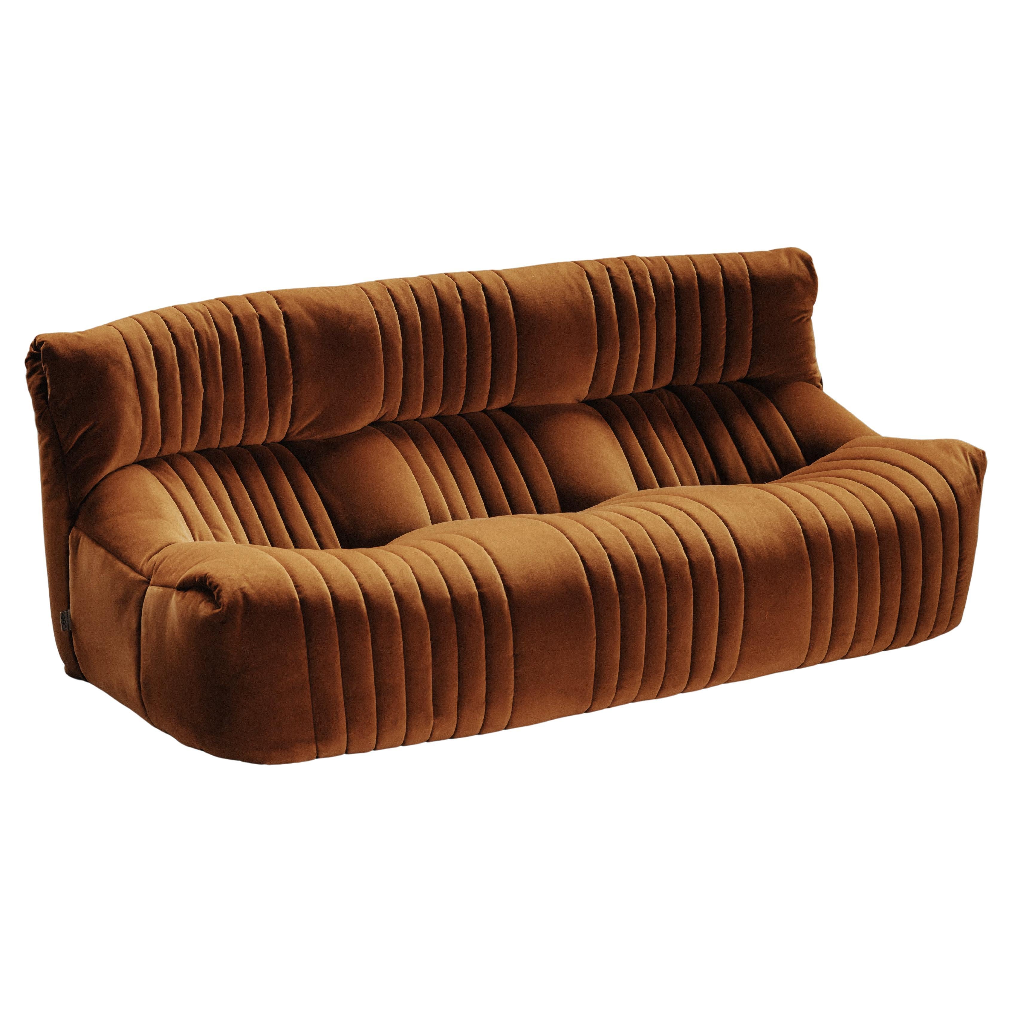 Sofá vintage Ligne Roset Aralia, Francia, circa 1970