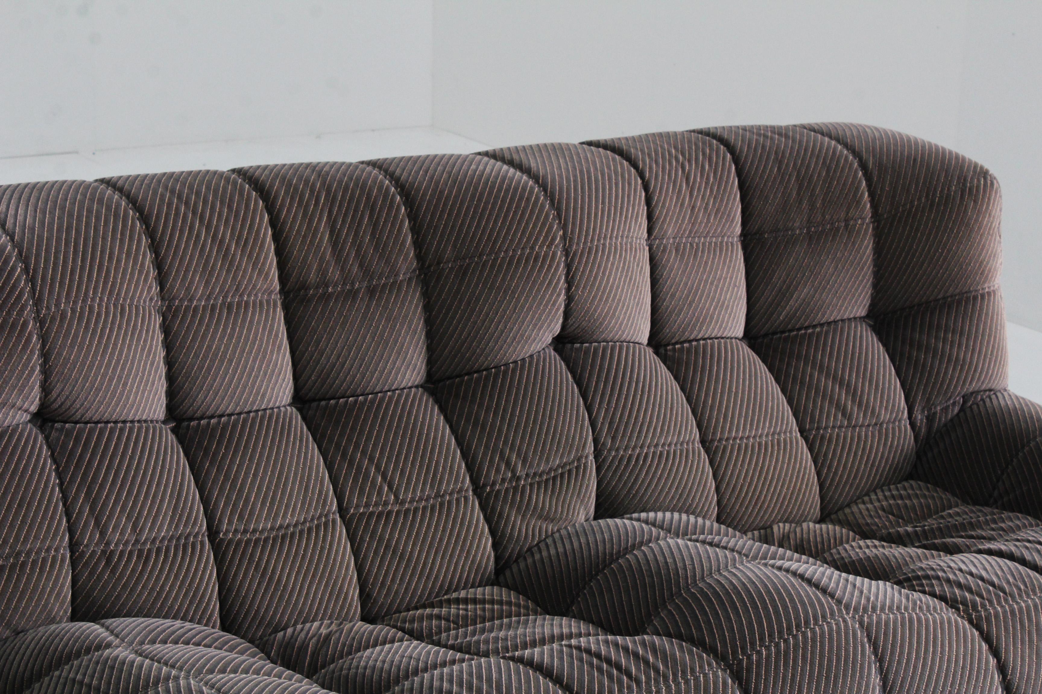 Vintage Ligne Roset Kashima Sofa 3 Sitzer von Michel Ducaroy im Zustand „Gut“ in OSS, NB