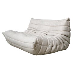 Vintage CERTIFIED Ligne Roset TOGO Loveseat in our durable Sepia Fabric, DIAMOND QUALITY
