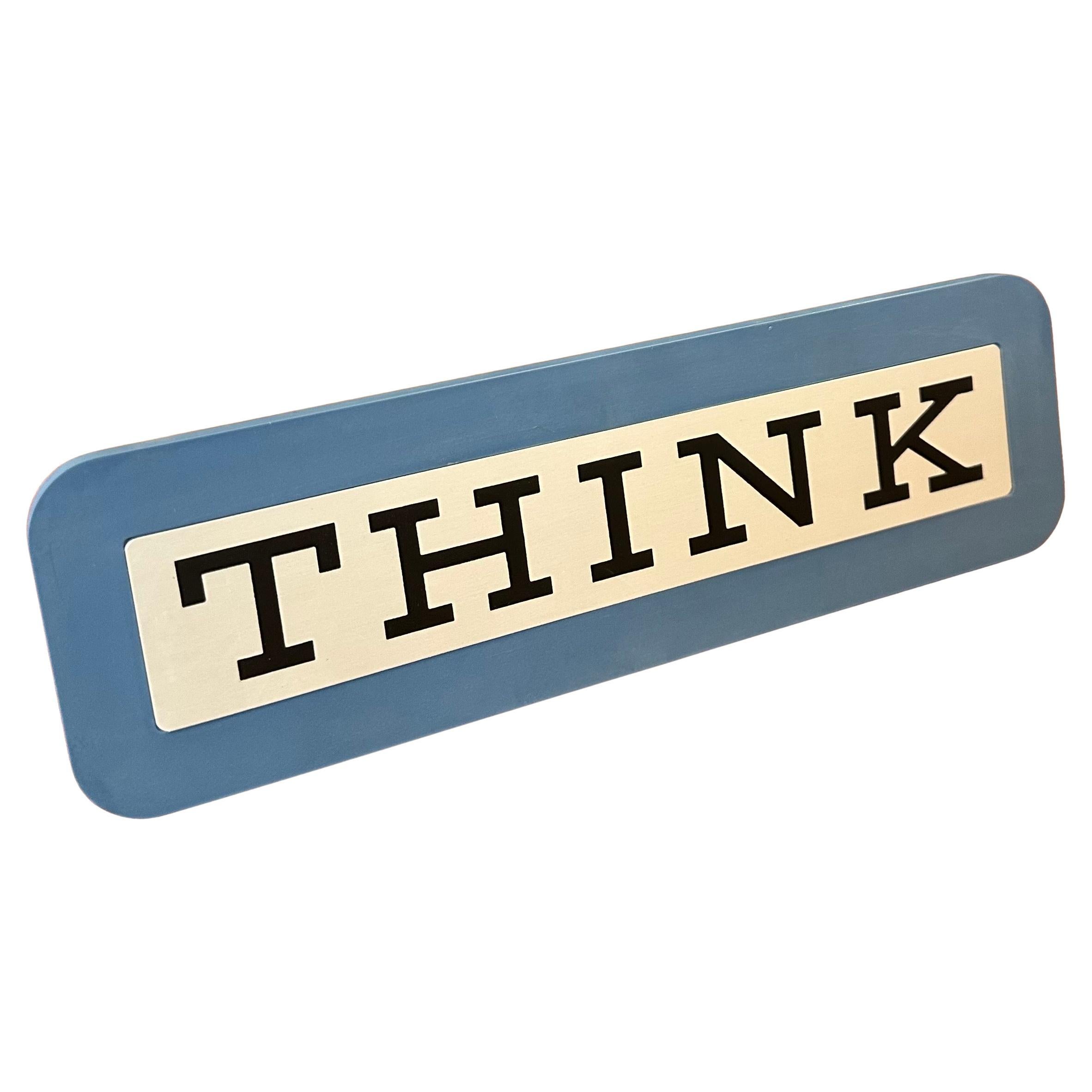 Segno "Think" di IBM vintage &New