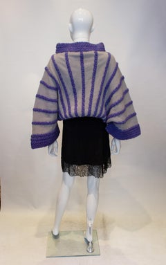 Vintage Lilac and Grey Jumper