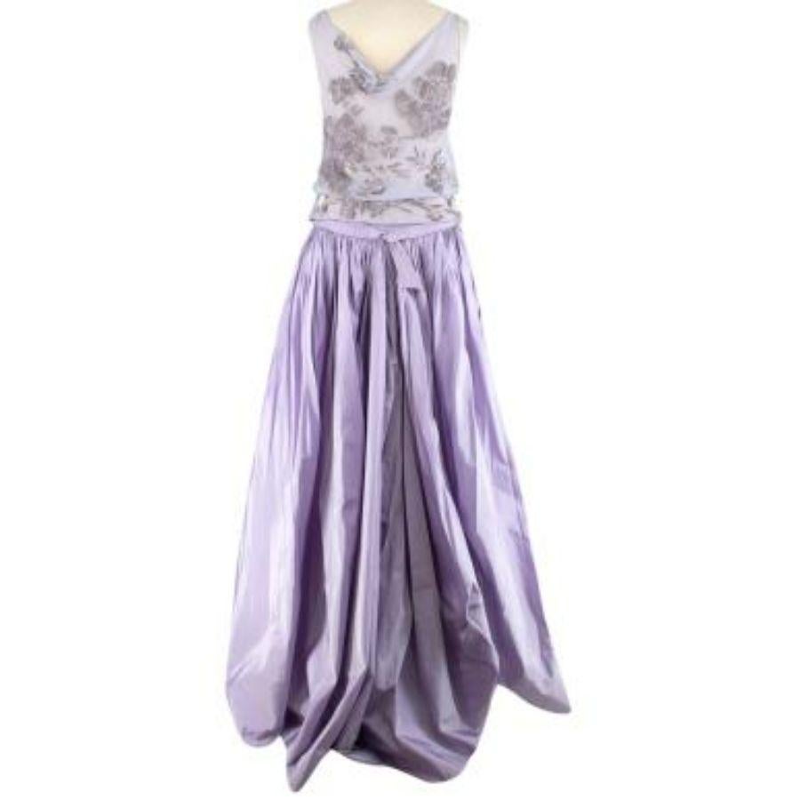 1970s Silk Taffeta Valentino Bubble Skirt main image 1