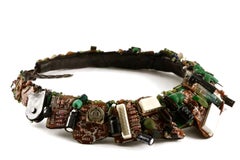 Collar gargantilla vintage LILIANE MULLER Placa base electrónica