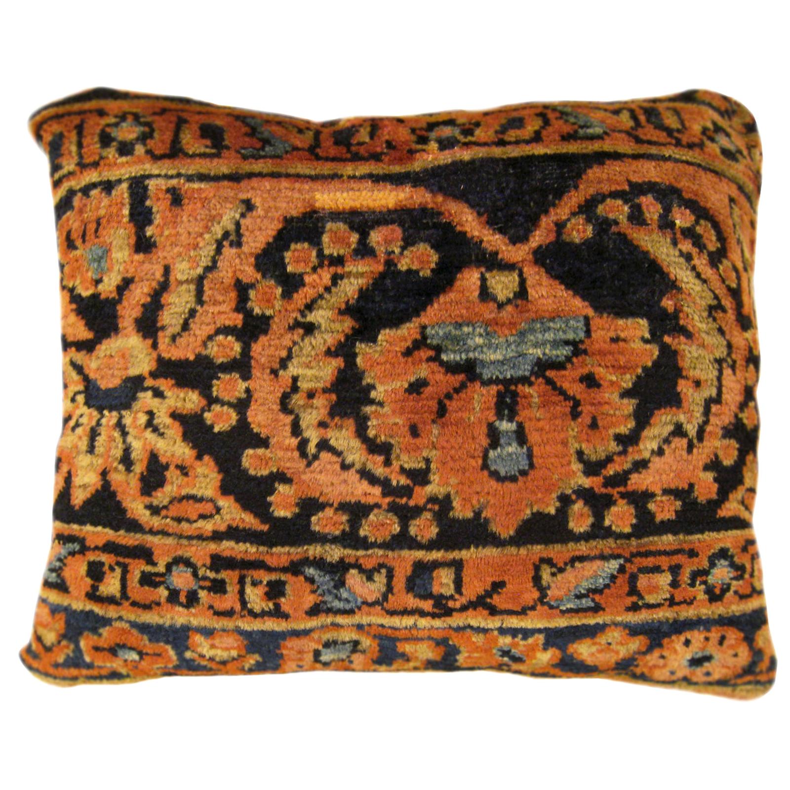 Vintage Lilihan Oriental Rug Pillow For Oriental rug pillow | Etsy
