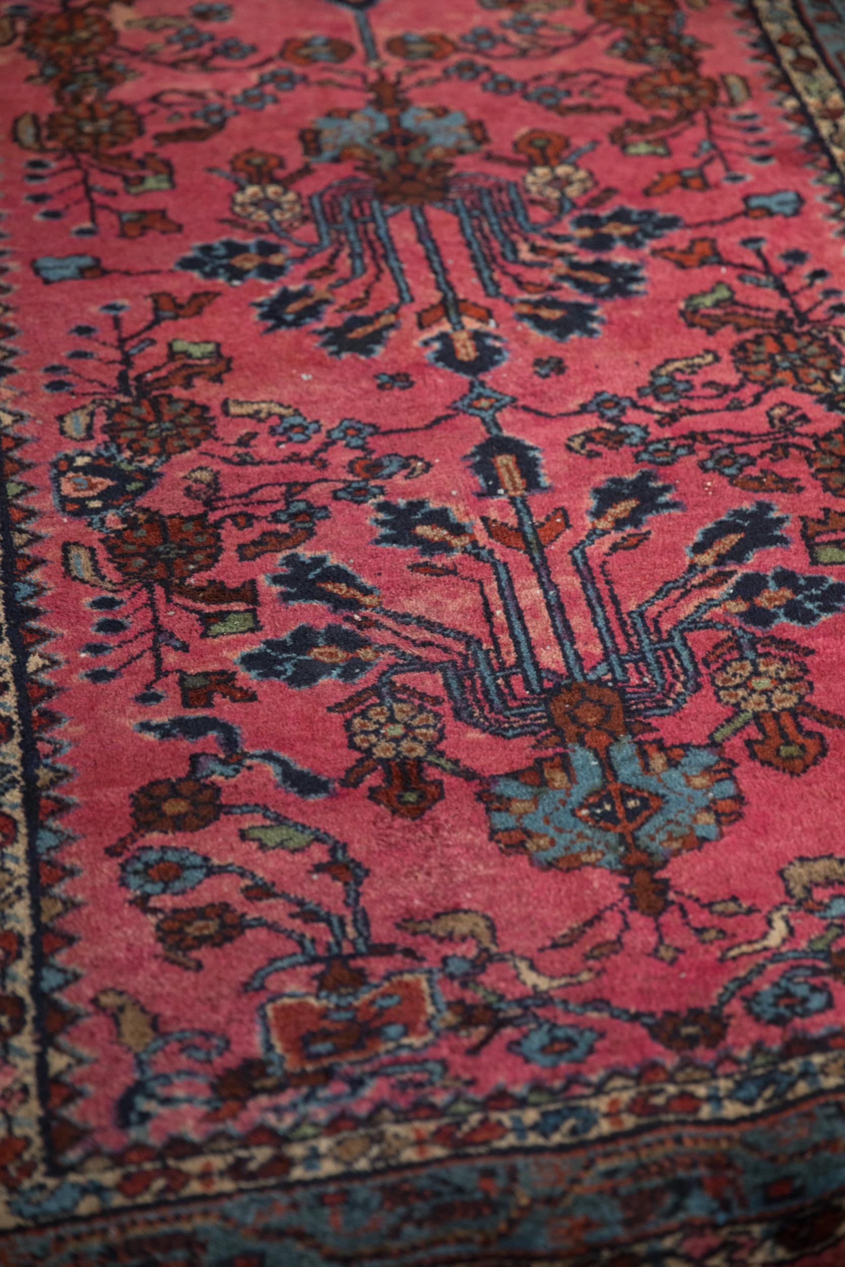 Vintage-Lilihan-Teppich (Handgeknüpft) im Angebot