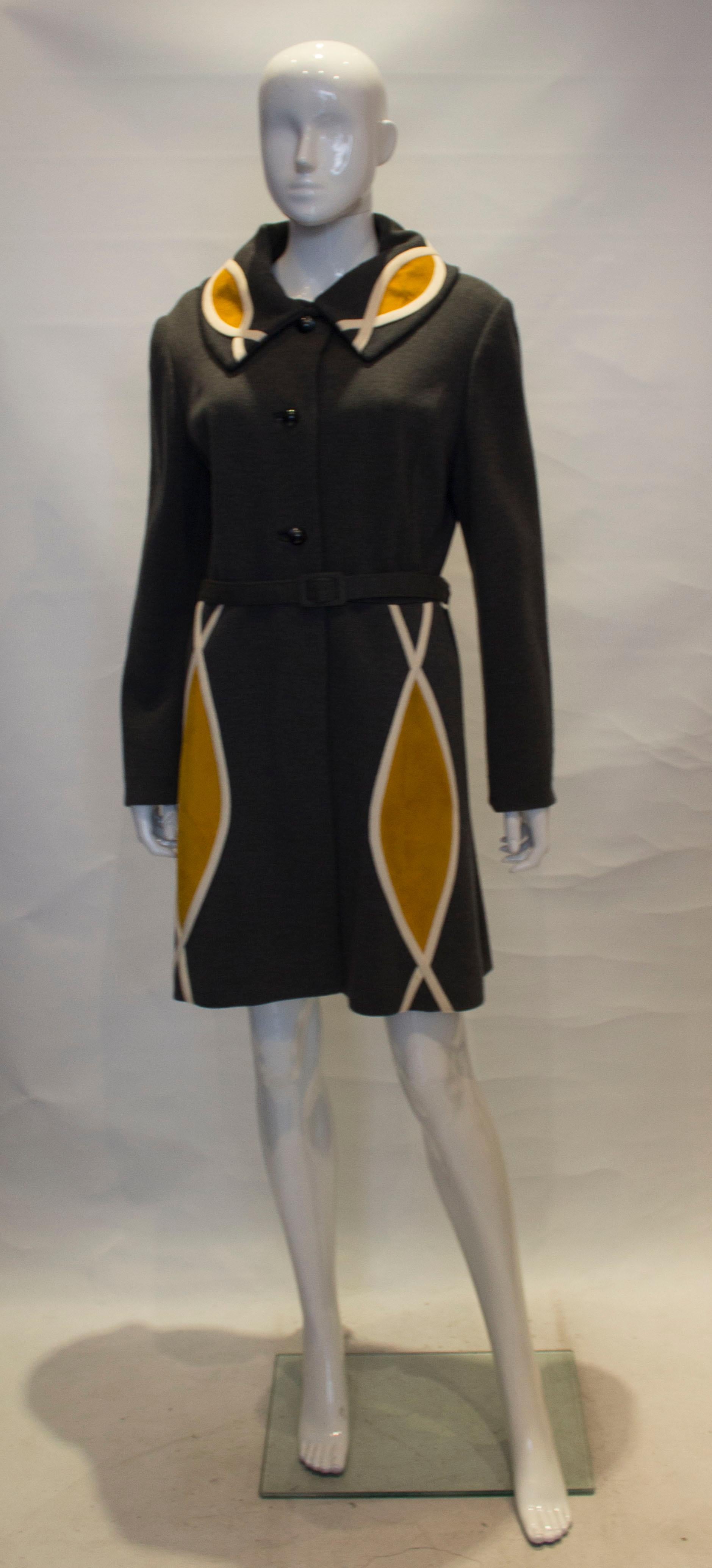 Vintage Lilli Ann Knit Jersey Dress and Matching Coat 4