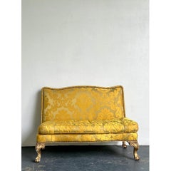 Vintage Lillian August Fleur De Lys Banquette Sofa