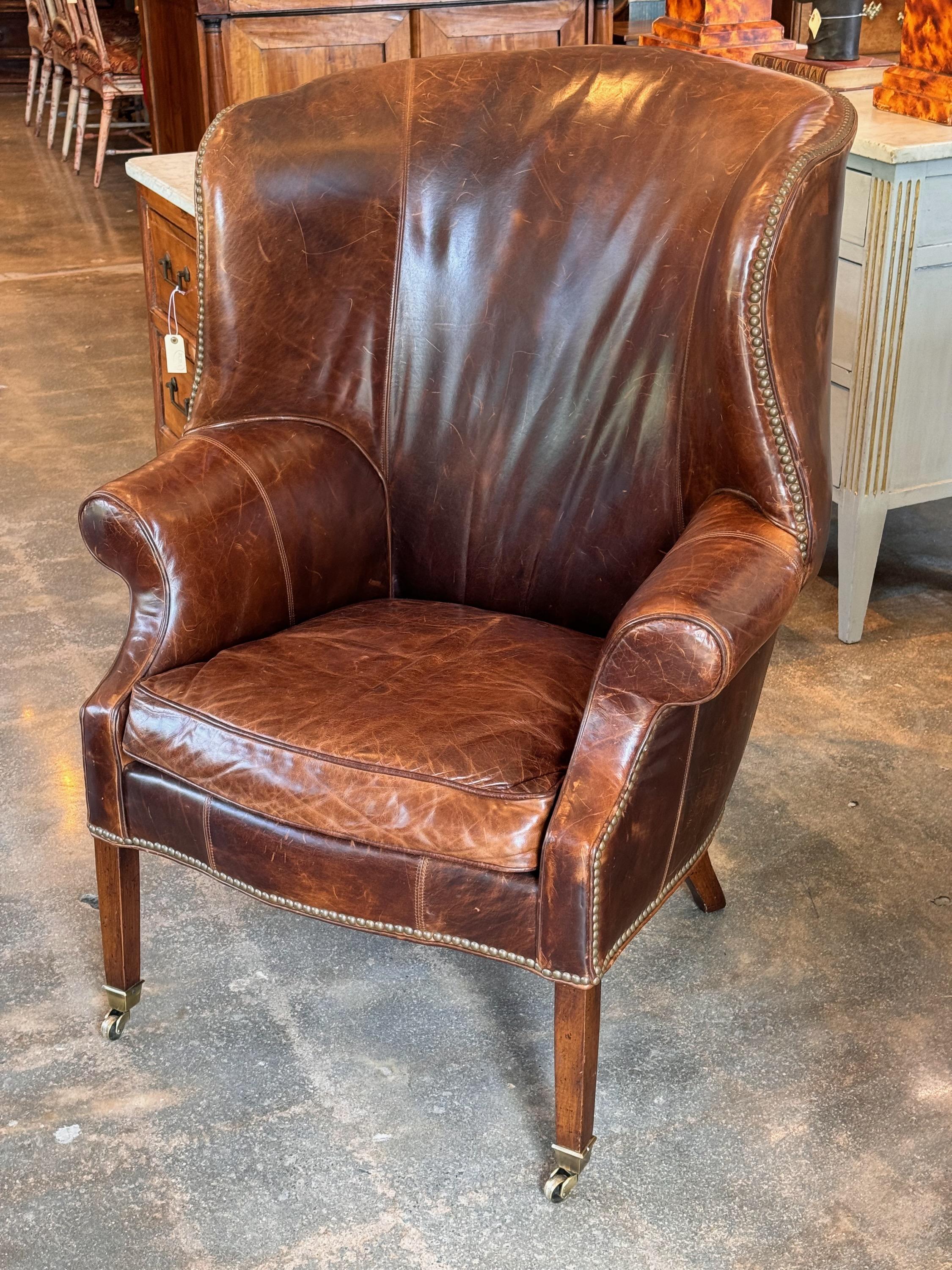American Vintage Lillian August Leather Chair