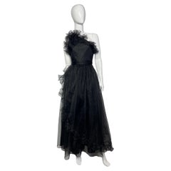 Vintage Lillie Rubin Evening Dress, 1980s