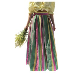 Gonna a palloncino in seta vintage di Lilly Pulitzer