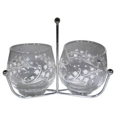 Vintage Lily of the Valley Cream & Sugar Set
