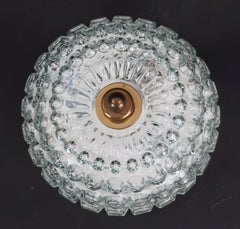 vintage limburg bubble glass ceiling LAMP model A 637 flush mount 1970s