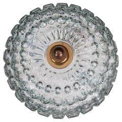 vintage limburg bubble glass ceiling LAMP model A 637 flush mount 1970s