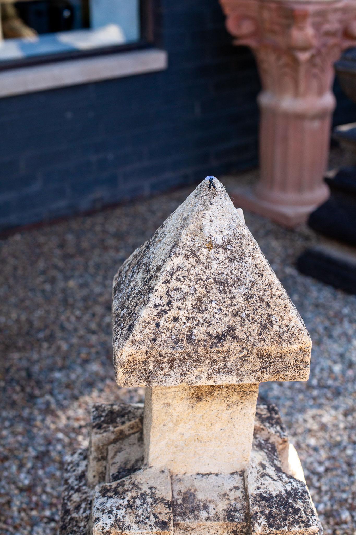 Vintage Limestone Architectural Remnant In Fair Condition For Sale In Bloomfield Hills, MI